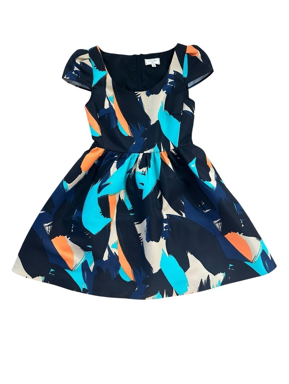 Moulinette Soeurs Anthropologie Brushstroke Pinion Dress with Pockets